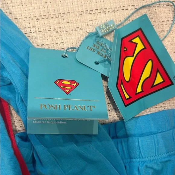 Superman Cape Shirt and Pant Set - Picture 2 of 5